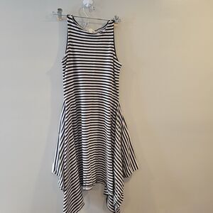 J Crew Crewcuts Girls Striped Handkerchief Dress  Size 12